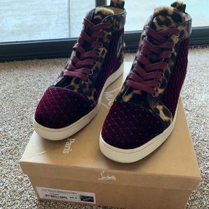 Louis Orlato woman flat velvet sneakers